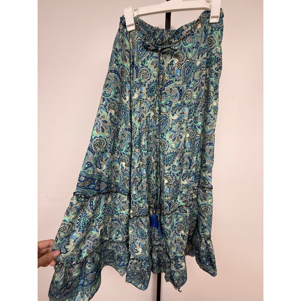 Boho Paisley Maxi Skirt - Picture 3 of 5